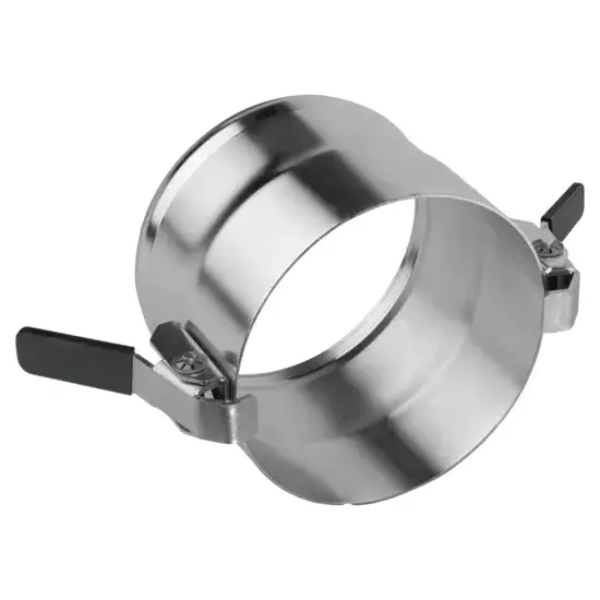 Snelkoppeling voor uitlaatgas afzuiging